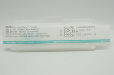 BD 305194 PrecisionGlide Ndle. 23G x 1-1/2TW IM